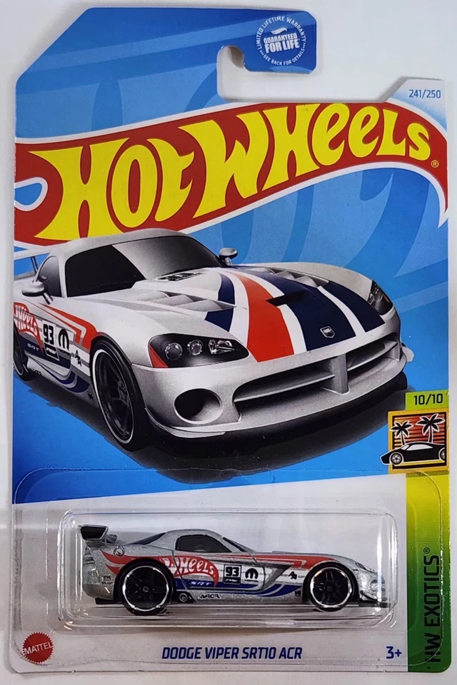 Hot Wheels 1992- 2013 Dodge Viper GTS, SRT10 ACR, RT/10 Mopar SRT Lot Of 5 - Image 3 of 4