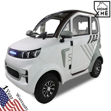 Fully Enclosed 4 Wheel Mobility Scooter Car 1500W 3-Speed 40 mile 660lb Capatity
