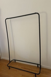 Black Metal Clothing Rack