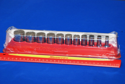 #ad #ad Snap on NEW 11 Piece 3 8quot; Drive 6 Point SAE Flank Drive Semi Deep Socket Set $243.70