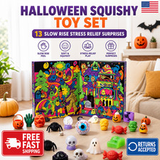Needoh Halloween Advent Calendar 24 Day Funky Frights Squishy Fidget Toys Gifts