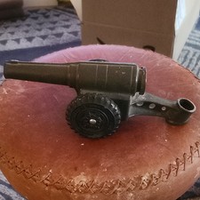 Premier Vintage Cast Iron Military Signal Cannon Toy