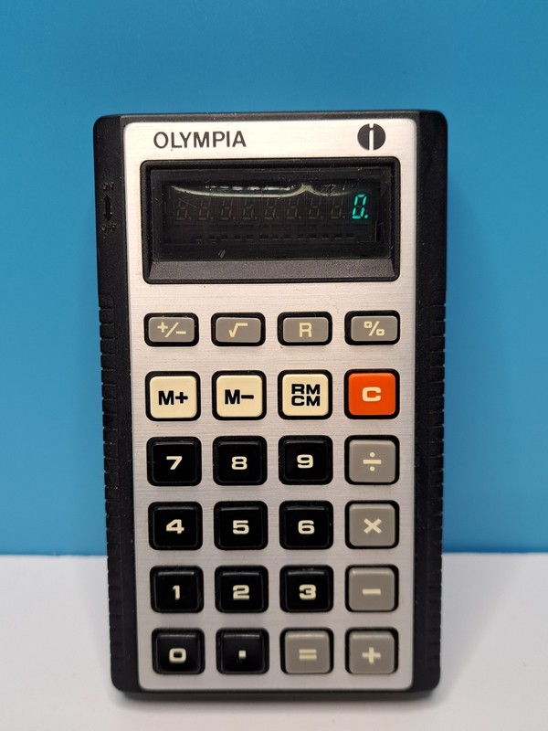Vintage Olympia Cd46 calculator.  Functions well. Please see photos. Very retro
