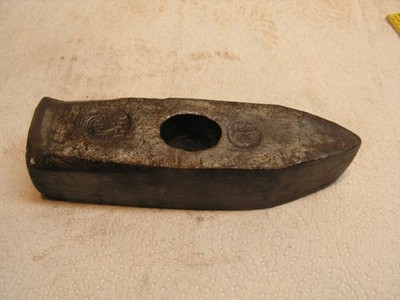 Vintage ATHA 2lb. 14oz Straight Peen Sledgehammer Head 6'' X 1 1/2'' X 1 1/2'' USA