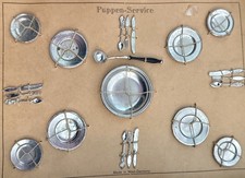 Vintage West Germany Miniature Dollhouse Dining Service Set. In Package