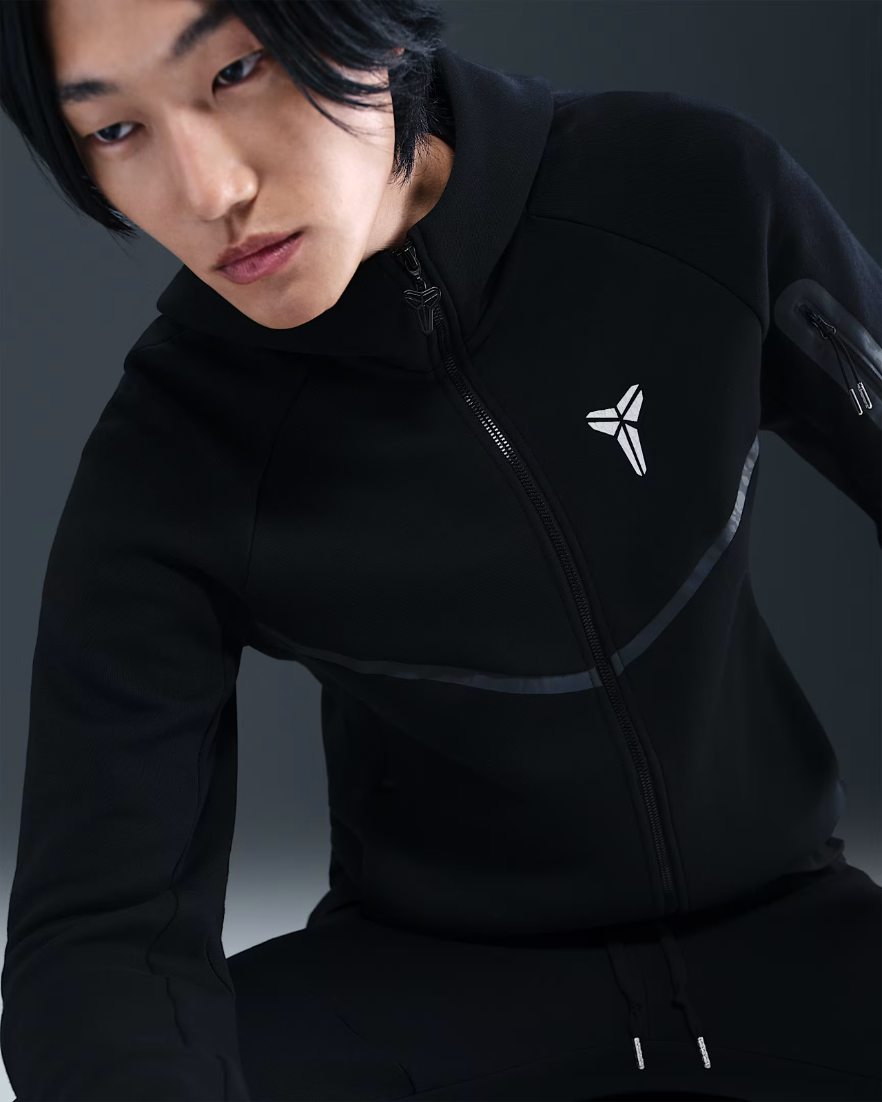 SACAI X NIKE Nike Kobe Tech Fleece Windrunner Jacket Nero IB2714 010 JP Taglia XL altre taglie