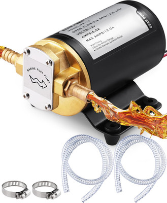 12V Oil Extractor Pump, 3.2GPM Electric Gear Oil Pump, Fluid Transfer & Scavenge