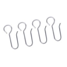 Curtain Trail Carrier Hooks Shower Curtain Hooks Classic Elegant 100Pcs