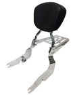 Honda VTX1300C VTX1800C VTX1800F Detachable Sissy Bar Backrest Pad Luggage Rack