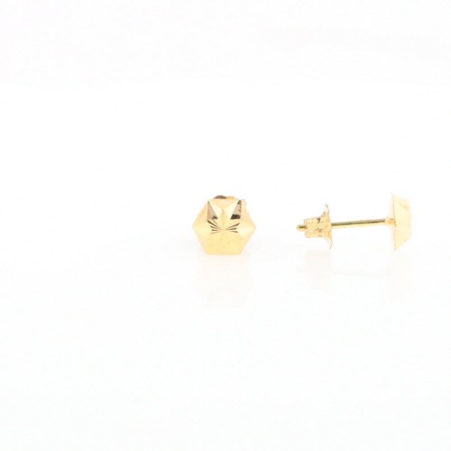 Gold Starburst Stud Earrings GV184050 - Picture 7 of 12