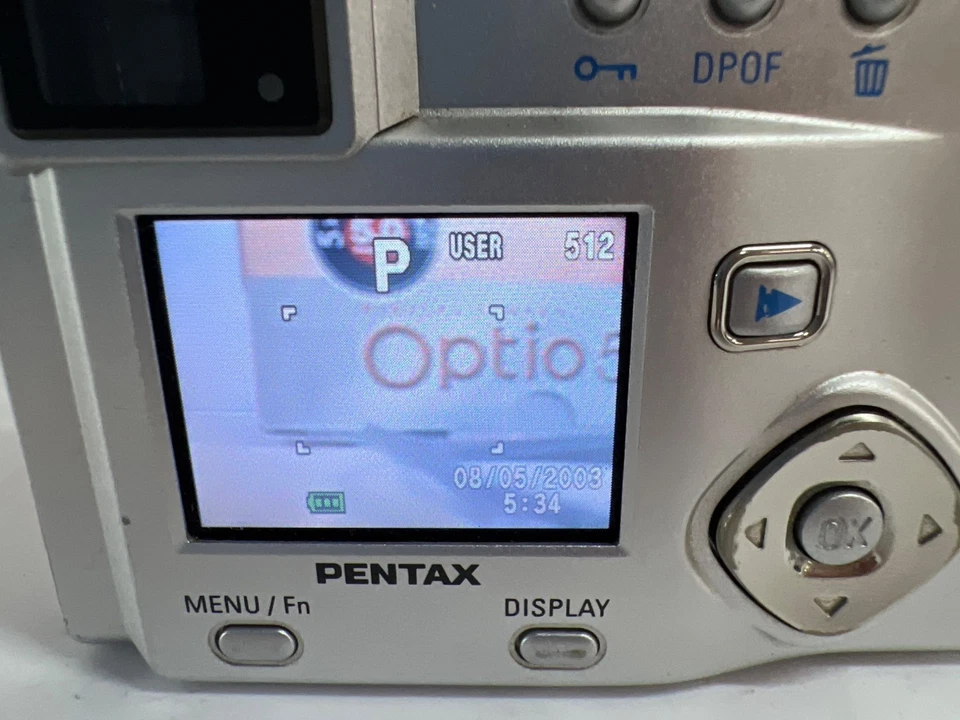 PENTAX Optio555 Digital Camera in box w/ Accessories (Working) - Image 3 of 4