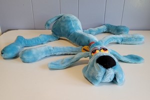 Vintage 1984 Dakin FOOFUR Blue Dog Phil Mendez Plush Bloodhound Stuffed Animal