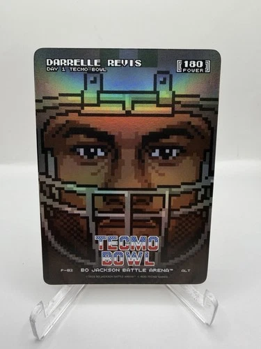 Bo Jackson Battle Arena Tecmo Bowl Darrelle Revis Day 1 Promo Card 180 Power