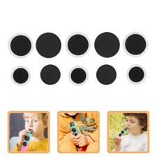 20pcs Round Kazoo Flute Diaphragms Membrane Flute Diaphragms Replacements