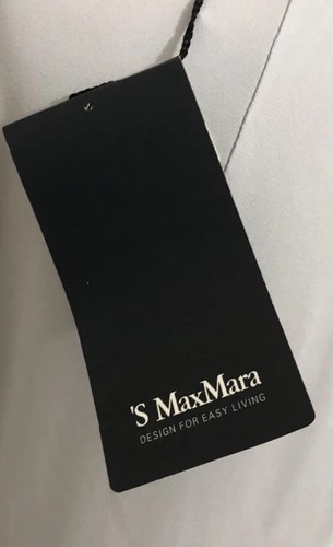 S’ MAX MARA Assuan Pleated Stretch Shift Dress. Size 6-8 UK. NWT $695 - Picture 8 of 10