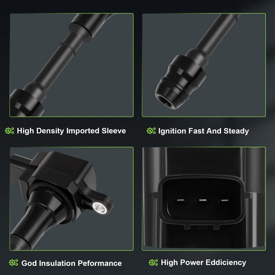 4 bobinas de encendido para UF350 Nissan Altima Sentra 2,5 L L4 2002 2003 2004 2005 2006 Foto 3 de 4