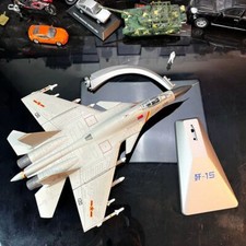 Modellino 1:72 China Carrier Fighter J15 Flying Shark Fighter Jet in lega rifinito
