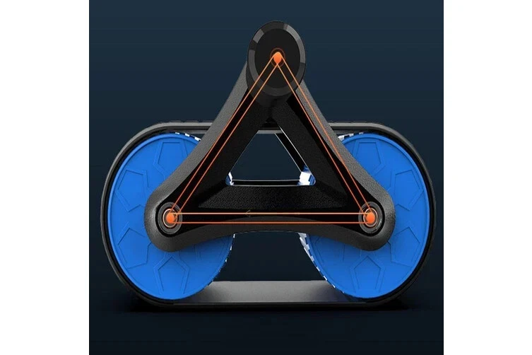 Roda de rolo AB - Equipamento de treino abdominal fitness crunch - Imagem 3 de 4