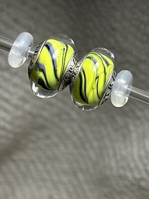 Rare True Beadz POISON ZOMBIE CANDY Glass Bead HTF!