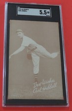 SGC 5.5 1939-46 EXHIBITS CARL HUBBELL RARE L@@K