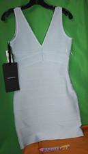 Vera Wang Bride Pale Blue Bridesmaid Sleeveless Sarah Dress Size Small