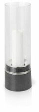 BLOMUS Edelstahl Windlicht PIEDRA 47 cm Kerze...