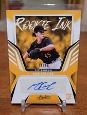 2022 Panini Absolute Baseball Max Kranick Rookie Ink Auto #'d 78/99 Pirates