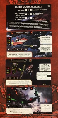 Quick Build cards Foreman Proach Greer Sonnel Blackout X-Wing Game Star Wars