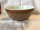 Vintage ~ Pyrex Woodland Nesting Bowl #403 2.5 Qt ~ Dark Brown White ~ EUC