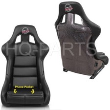 Nrg Prisma Fixed Back Bucket Racing Seat Black Vegan Vinyl Side Mounts Large Nrg Prisma Fixed Back Bucket Racing Seat Black Vegan Vinyl Side Mounts Large