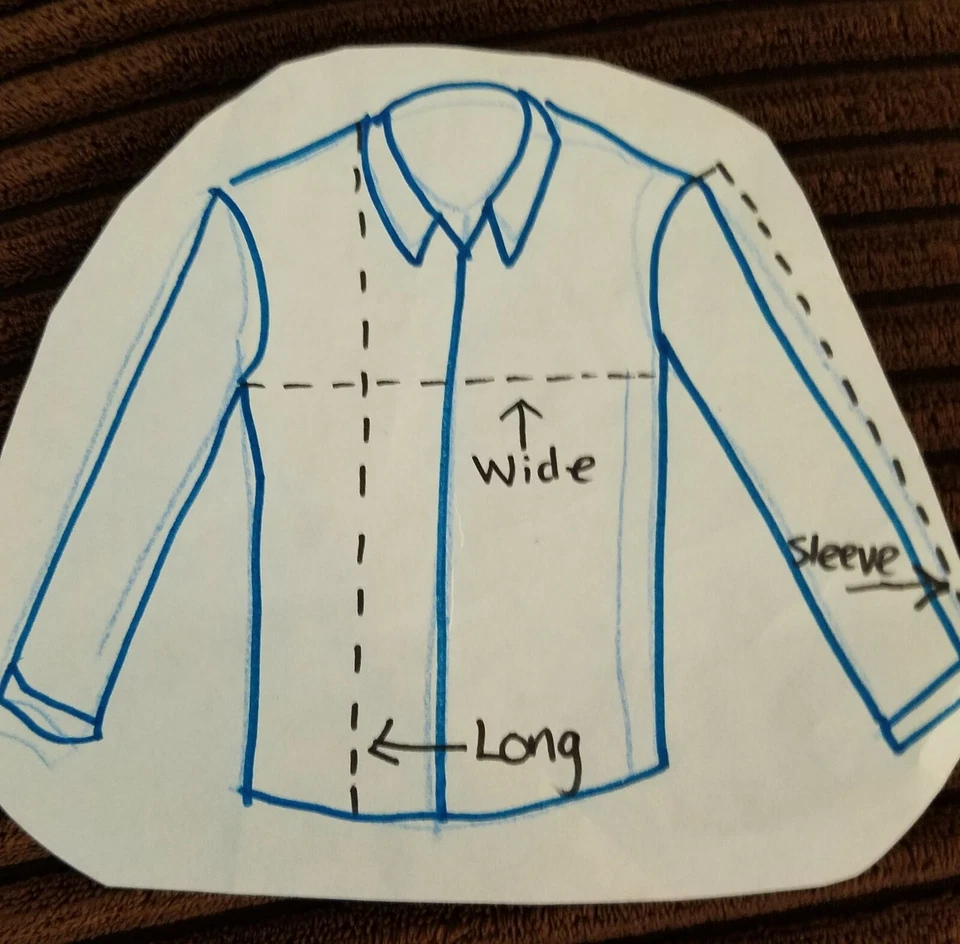 Chaqueta de mezclilla Floppy Dog pintada a mano para niña talla XL 14/16 arte único Foto 4 de 4