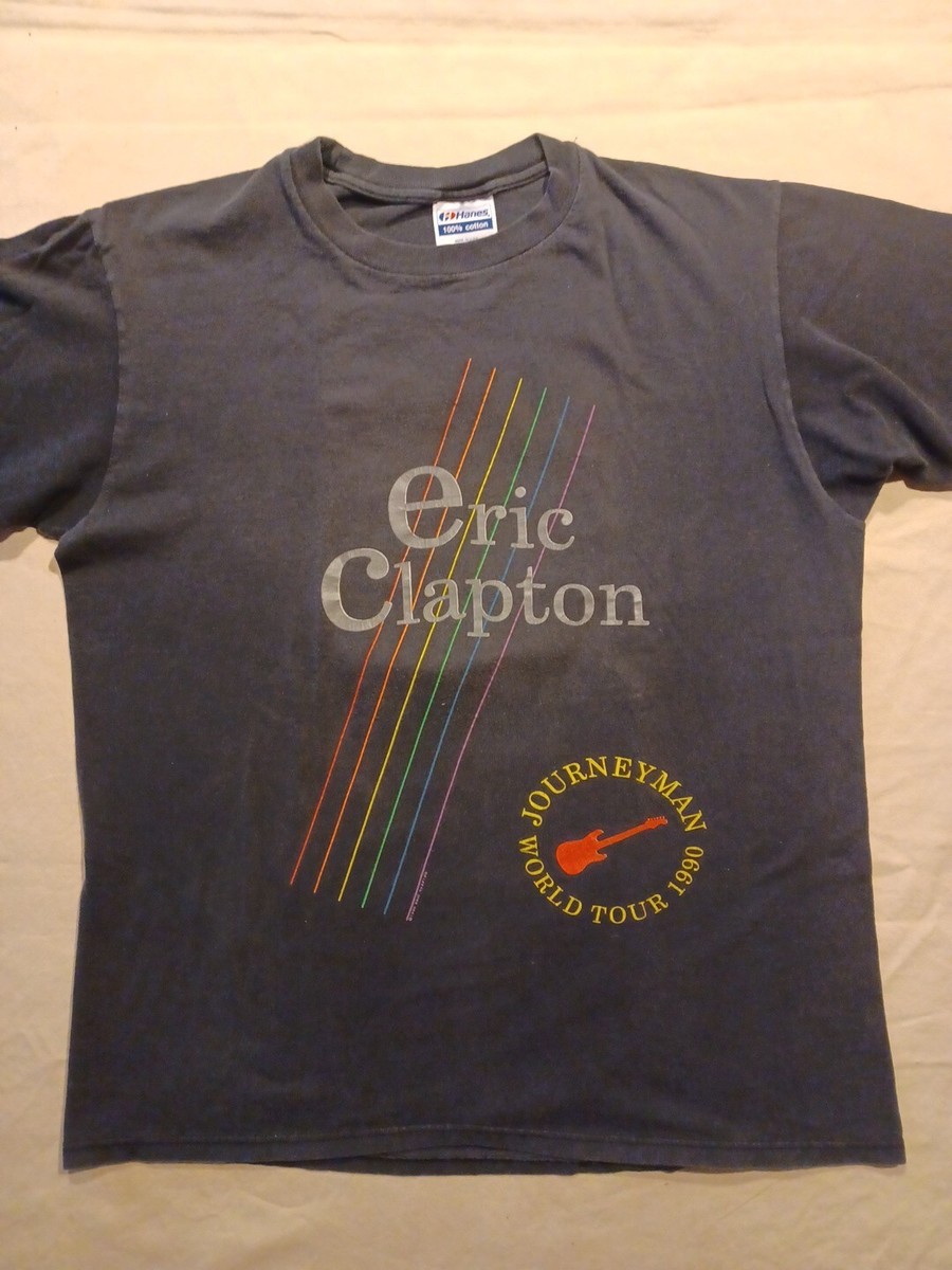 Original Concert T-Shirt Eric Clapton Journeyman Tour 1990 Original Concert T-Shirt Eric Clapton Journeyman Tour 1990