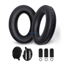Ear Pads for Bose A20 Headset Comfort Protein Leather, Foam Filter, 3 Mic Covers