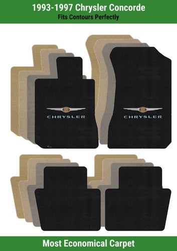 Lloyd Mats Velourtex Chrysler Winged Logo Front Floor Mats (1998-2010