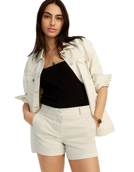 Womens Khaki Tailored High Rise 4