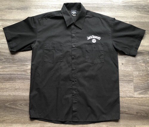 Jack Daniels Button Up Shirt Whiskey 