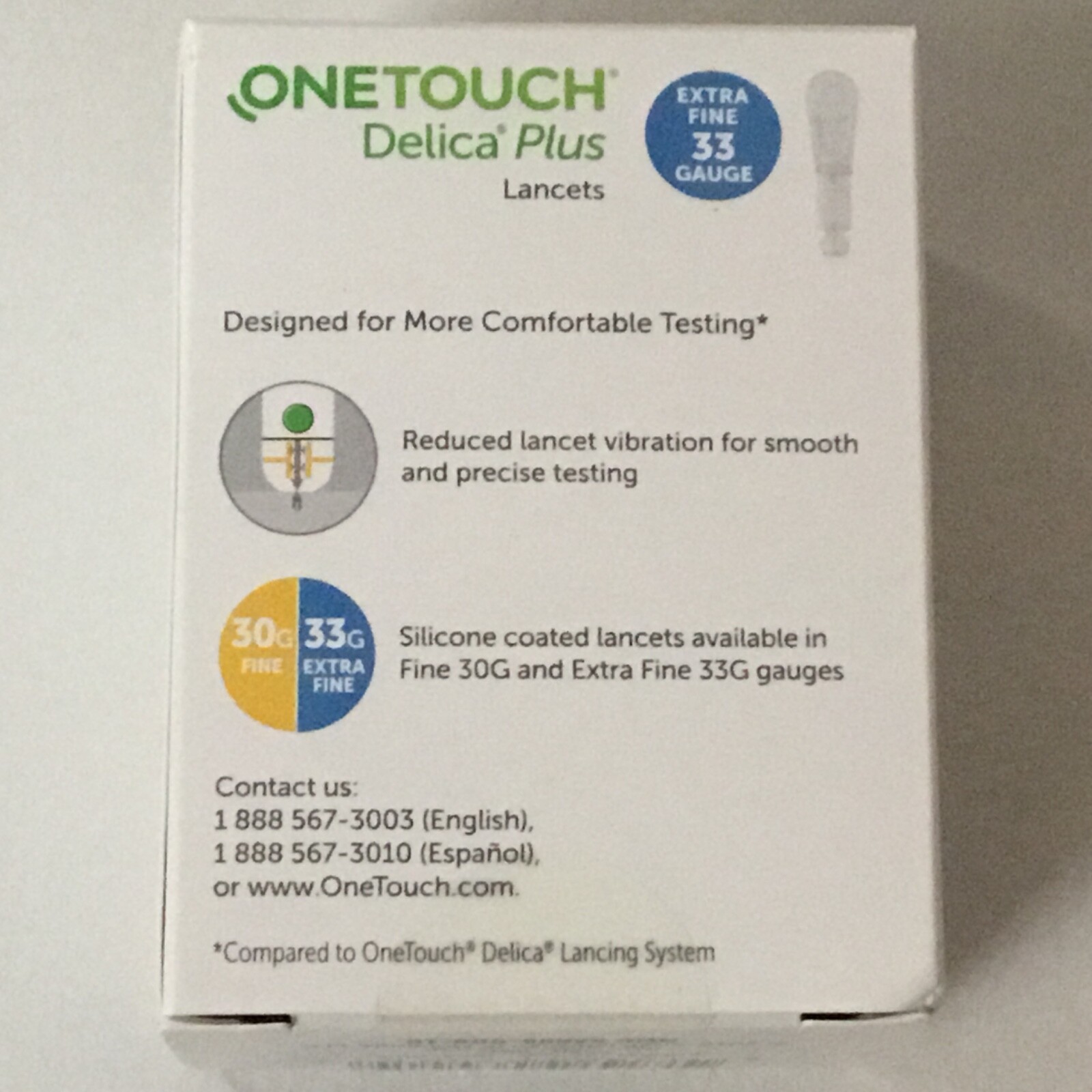 Delica Plus Lancets 100 Extra Fine 33 Gauge Exp. 12/31/2027