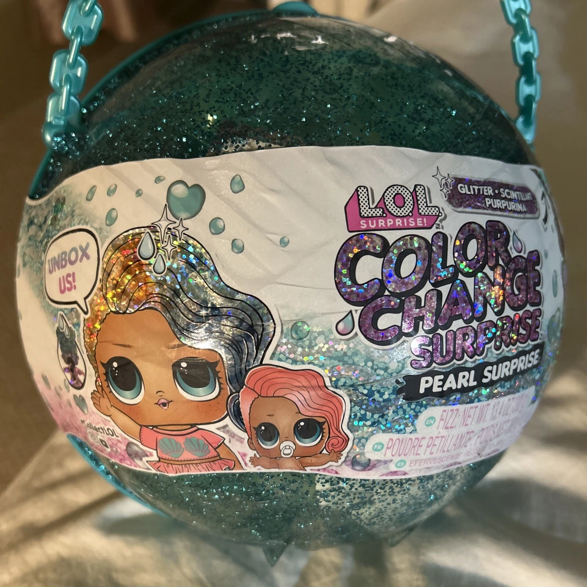 L.O.L. Surprise! Glitter Color Change Pearl Surprise with 6 Surprises