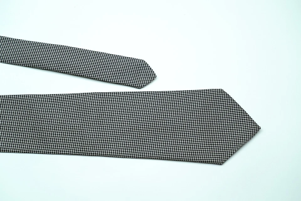 RALPH LAUREN Purple Label Beige Micropattern Neck Tie Handmade in Italy - Image 3 of 4