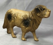 c. 1950 CELLULOID Animal SAINT BERNARD DOG Toy VINTAGE