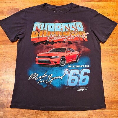 Dodge X Reason Graphic Tee T-Shirt Charger SRT Racing Spirit Men's