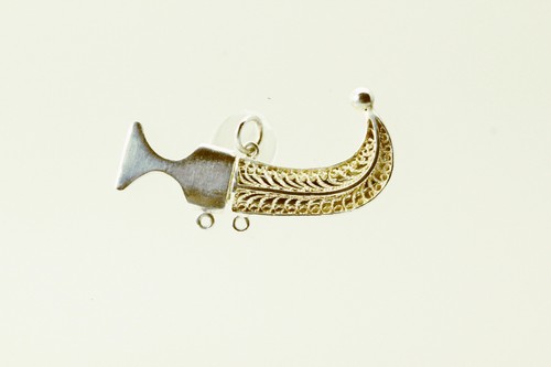 Vintage 925 Sterling Silver 2 Piece Dagger & Filigree Sheath Charm 4.2g(PEN9703) - 第 2/12 張圖片