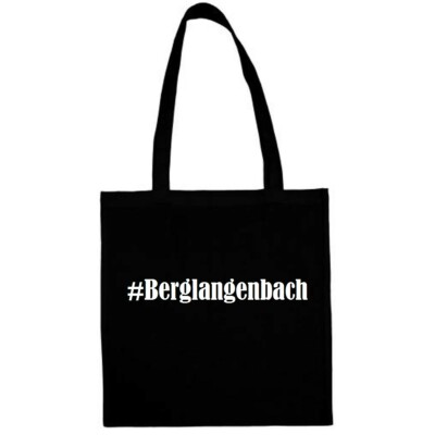 Tasche Beutel Baumwolltasche #Berglangenbach Hashtag Einkaufstasche Schulbeutel