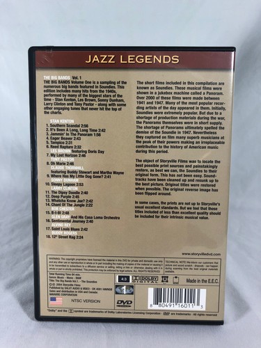 Jazz Legends - Big Bands: Vol. 1 (DVD, 2004) - Picture 2 of 3