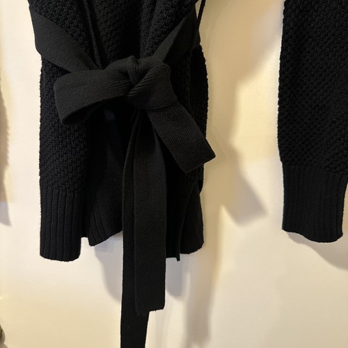 NEW Gap Cardigan Sweater Open Front NWT Size S Black Knit - Picture 3 of 4