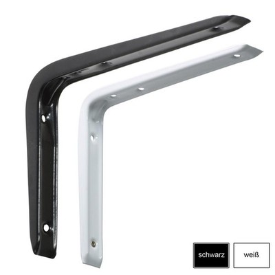 Stahlblechkonsole Regalwinkel Regal Konsole Wandkonsole Winkel Metall schwarz
