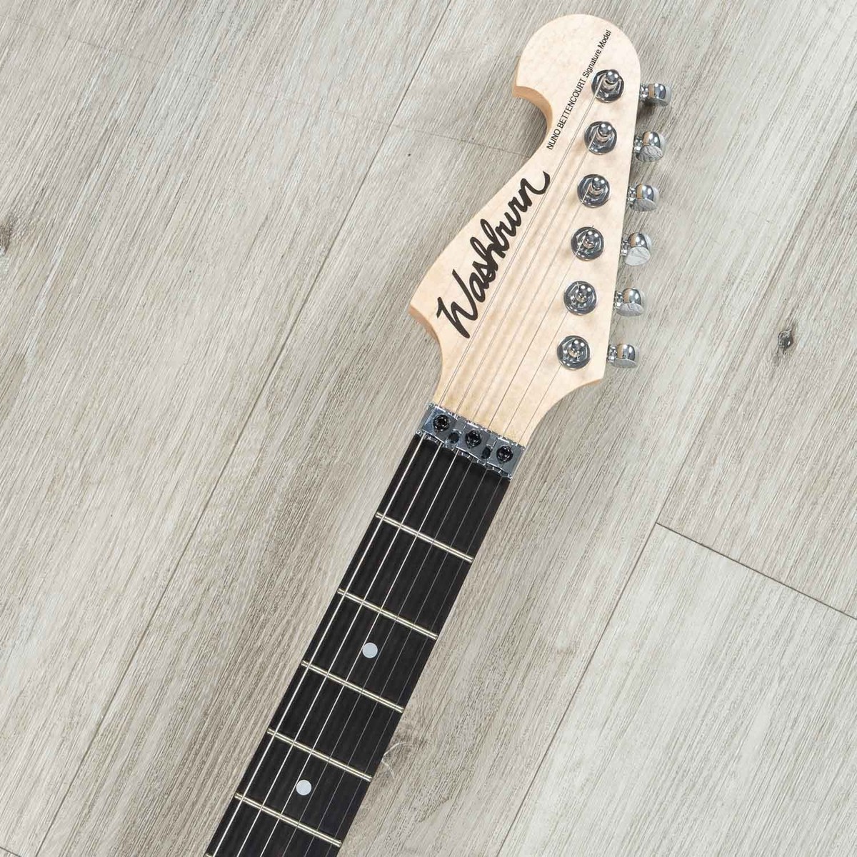 Decalcomania Per Paletta Chitarra Washburn Nuno Bettencourt: Nera Cromata