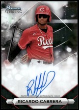 2023 Bowman Sterling #PA-RC Ricardo Cabrera Prospect Autographs