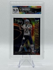 2020 Panini Select - Unbreakable Tom Brady #U6 Tie-Dye Prizm /25 HGA 9