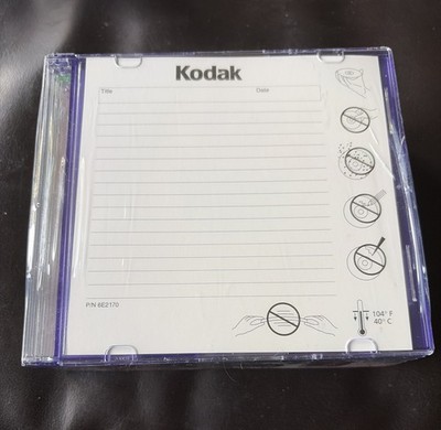 KODAK CD-R ULTIMA 80  Pack -Of 10-RECORDABLE CD  Space Saving Colored Case -NEW